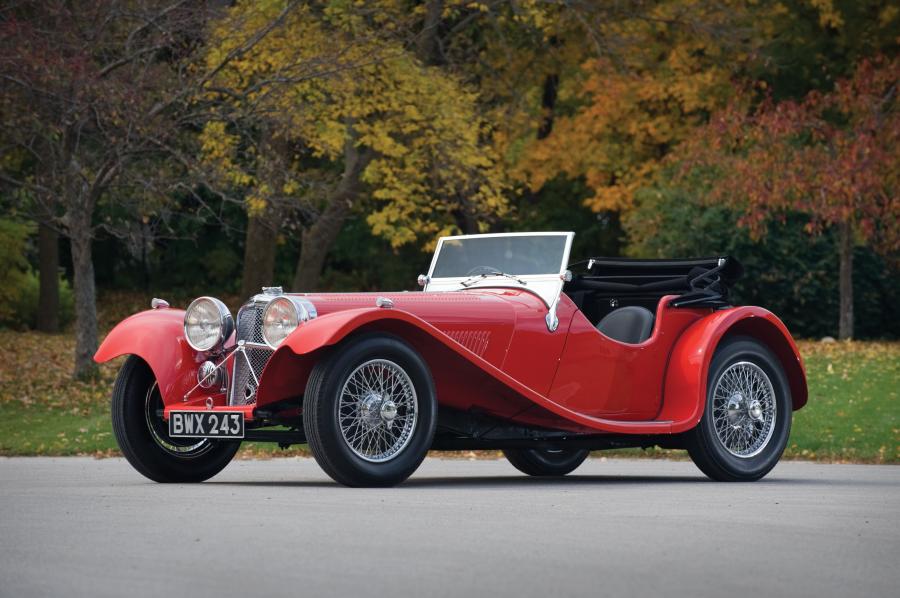 Jaguar SS100 Roadster 1937 года  (фото 16 из 16)